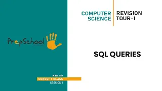 DAY 17 COMPUTER SCIENCE CBSE XII SQL QUERIES REVISION TOUR-1 L1