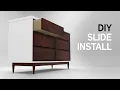 Upgrade an Old Dresser with Metal Drawer Slides Under-Mount