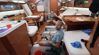 TAKING ON WATER! 😫 Crossing the Atlantic Update (Day 17) (we’re ok!!) | EE 129