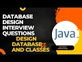 Design database table and Java Classes in Minutes for project - database design and normalization