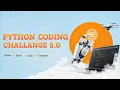 Orientation Session Python Coding Challenge 5 0 Paradox 26