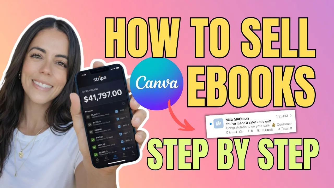 How To Sell Canva Ebooks in 2026 | Step By Step Tutorial For Beginners: video thumbnail