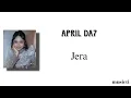 Lagu April Da7 - Jera | Lirik Lagu |