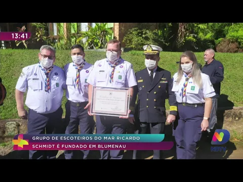Grupo Escoteiro do Mar Ricardo Schmidt é fundado em Blumenau