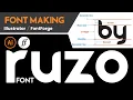 How to Make a Custom Font Design in Illustrator and FontForge Tutorial