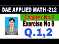 DAE Math 212 2nd year Applied Mathematics - 212 Chapter 9 Exercise 9 Question 1 2
