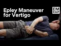Epley Maneuver Performed on a Patient Suffering from Vertigo