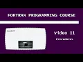 Fortran Programming Course - Procedures Pointers and Modules