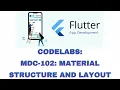 Codelabs MDC-102 Flutter Material Structure and Layout Flutter App Development