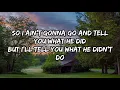 Carly Pearce - What He Didn't Do (Lyrics)