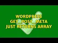 Wordpress get - post