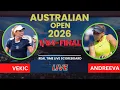 Donna Vekic vs Mirra Andreeva Live Scores WTA Australian Open 2026 - Finals