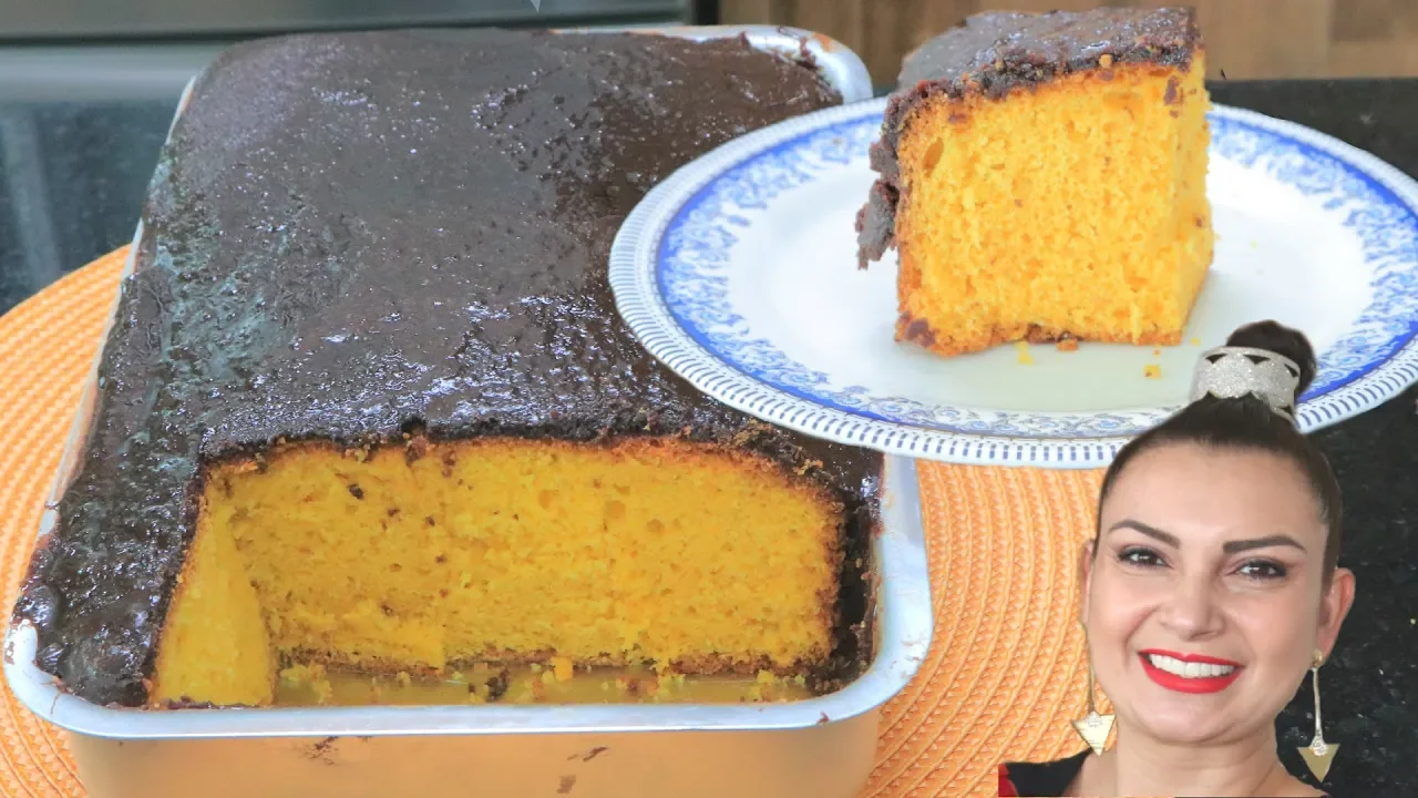 BOLO DE CENOURA // Receita Americana