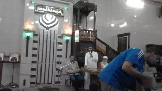 القارئ الدكتور أحمد عبيه فى احتفالية ليلة القدر بقرية نشوه 