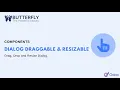 Dialog Draggable Resizable