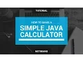 How to Make a Simple Java Calculator Netbeans