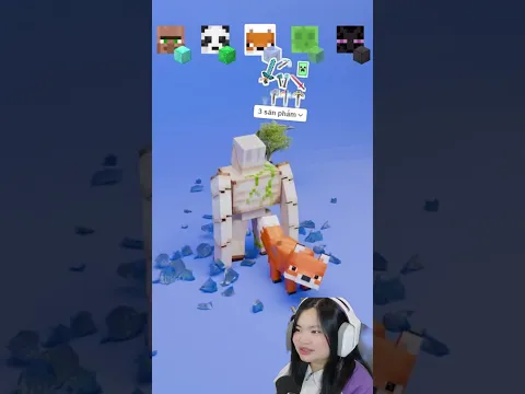 Iron Golem Cứu Mob Minecraft @Syafu3D