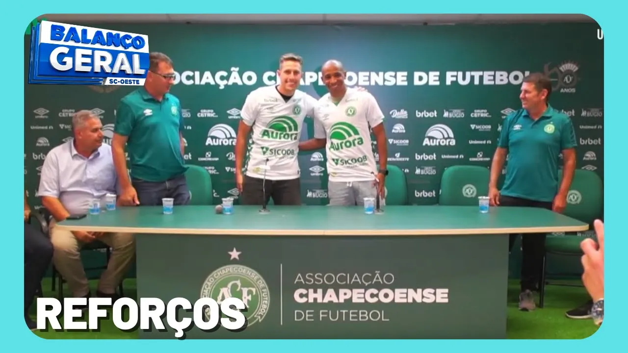 Chapecoense apresenta mais dois reforços para a disputa da Série B