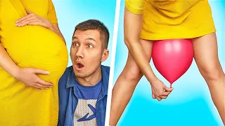 Download 24 Hours Being Pregnant Challenge /  Funny Pregnancy Situations! MP3