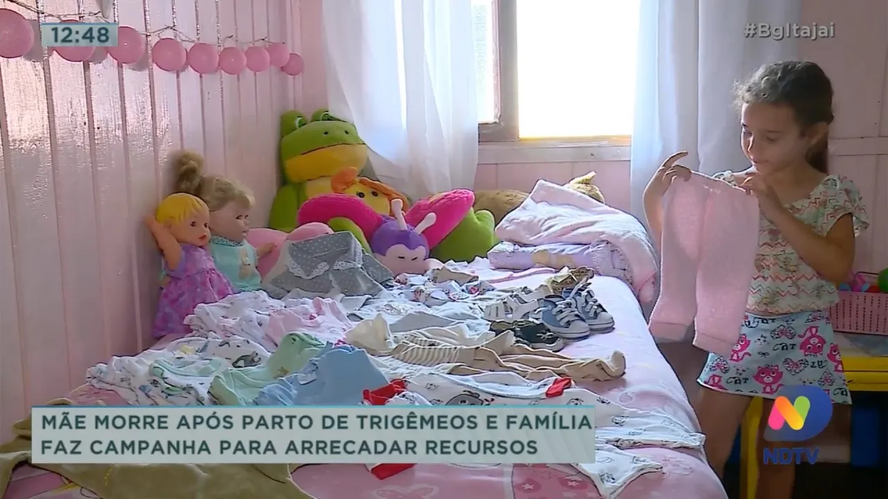 Mãe morre após parto de trigêmeos e família faz campanha para arrecadar recursos para bebês