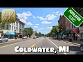 Driving Around Small Town Coldwater Michigan in 4k