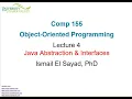 COMP155 Object-Oriented Programming Lecture 4