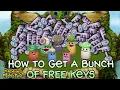 How To Get A BUNCH of FREE Keys In My Singing Monsters 2020 100