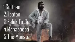 kgf chapter 2 all 5 songs hindi rocking star yash motivational song trending song 2021 