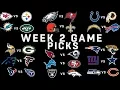 Week 2 NFL Game Picks NFL
