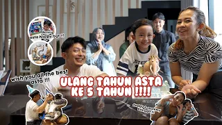 GA TERASA YA, ASTA ULAG TAHUN KE 5 TAHUN INI !!! KASIH SURPRISE PAGI PAGI KE ASTA ♥️