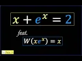 Solving Equations with the Lambert W function