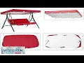 Replacement Canopy and Seat Cover for Outdoor Three Person Metal Swing Chair Review