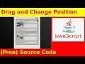 26th Javascript Project - Multiple Image with Draggable Div tutorial with source code