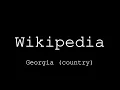 Wiki Out Loud Georgia country