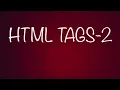 HTML tags - Malayalam part2 module1