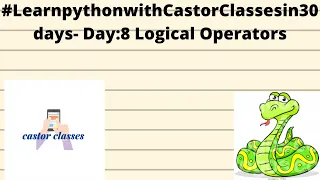 - Day 8 Logical Operators