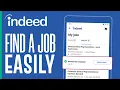 How To Use Indeed To Find A Job Indeed Job Search Tutorial