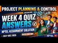 Project Planning Control Week 4 Quiz Answers 2026 NPTEL Assignment Solution NPTEL Assignment
