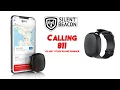 Silent Beacon Panic Button Emergency Call to 911 Demonstration and Guide