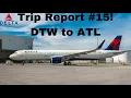 4K Trip Report Delta Air Lines Airbus A321 Economy Detroit DTW to Atlanta ATL