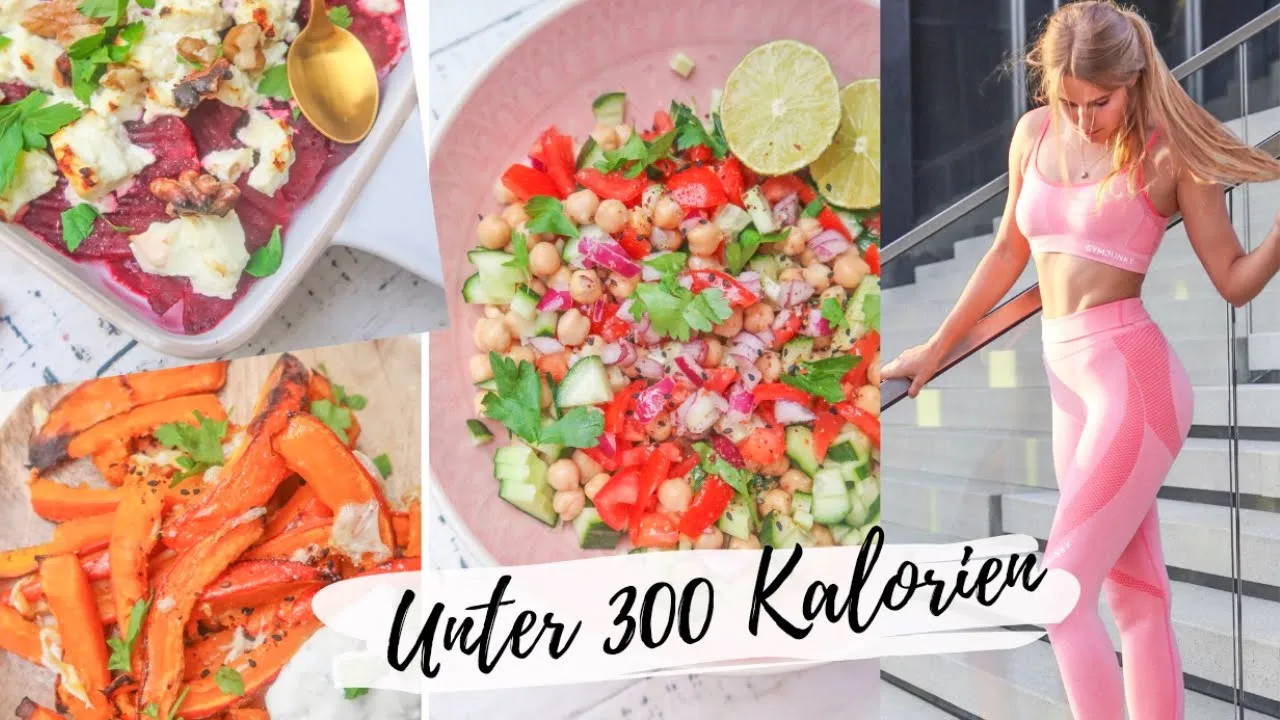 3 GESUNDE SNACKS | Fitness Rezepte in 1 Minute | unter 300 Kalorien. 