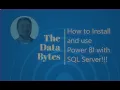 How to Install Power BI and Connect to SQL Server - 2023