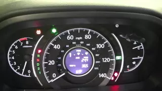 Honda CR-V How to Recalibrate and Turn Off TPMS Sensor Light performed on 2014 Honda CR-V