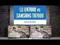 LG UN7000 vs Samsung TU7000 Television Comparison