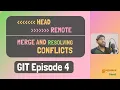 Git Merging Conflict Resolving Step by step guide GIT Course Ep 4