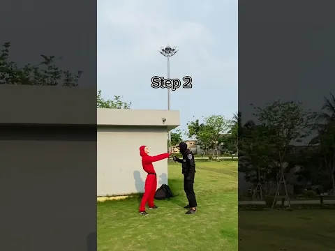 Money Heist Tutorial Front Flip SWAT #moneyheist #parkour #police #tutorial #frontflip