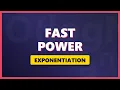 Fast Exponentiation Algorithm Explained Power in O log N Time