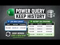 Power Query Keep History After Every Refresh No VBA