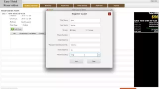 JavaFX - Hotel Reservation Desktop Application