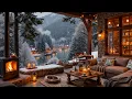 Lagu Winter Cafe Ambience with Warm Piano Jazz Music ⛄ Soft Jazz Background Music for Studying, Working